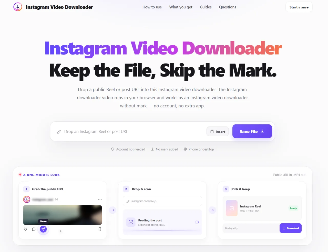 Instagram Video Downloader logo