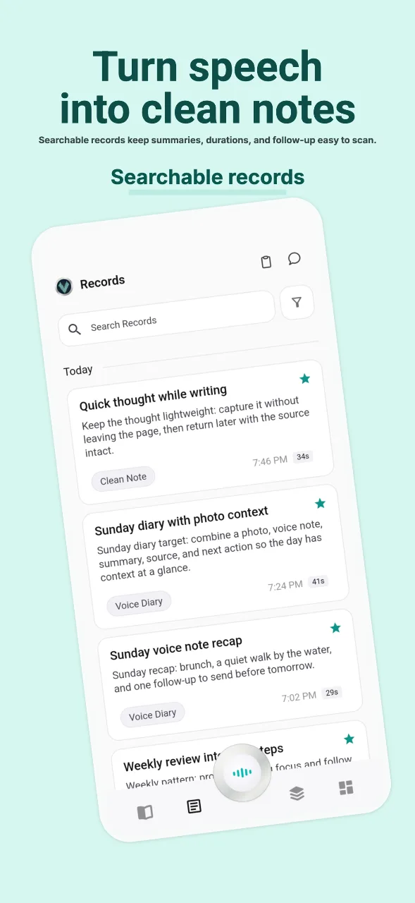 Vowise screenshot