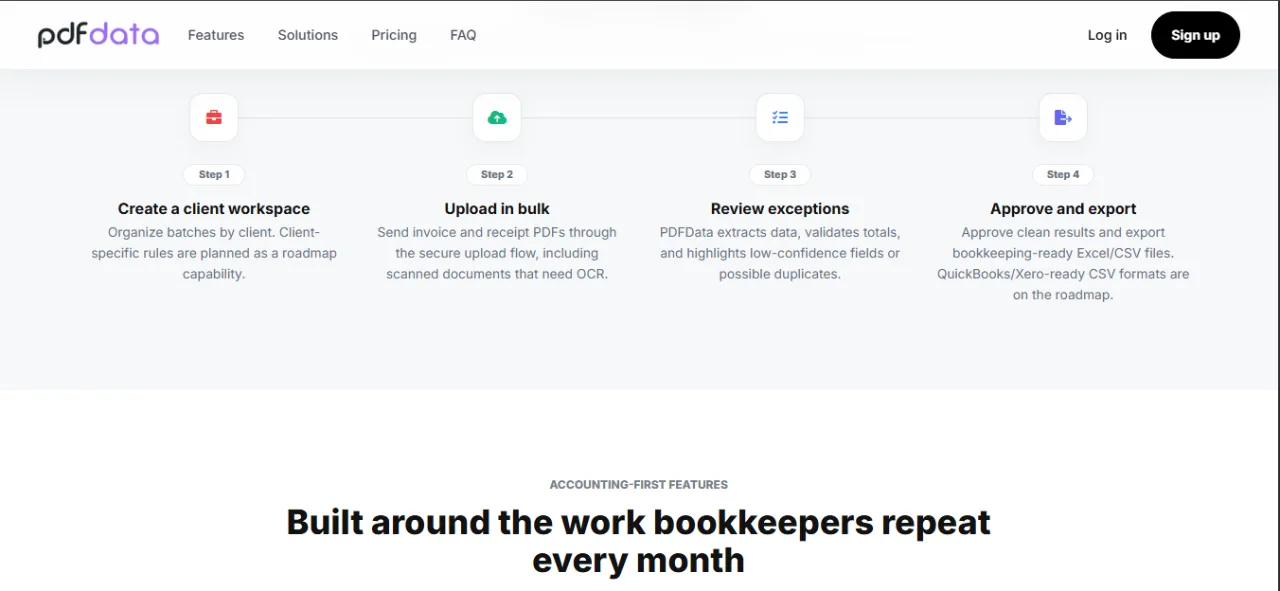 PDFData screenshot
